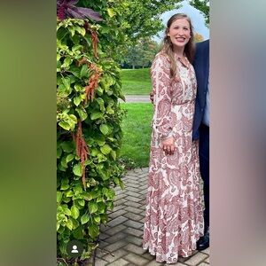 Anthropologie Paisley Print Dress